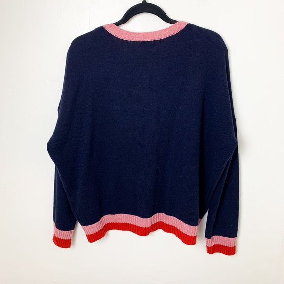 Sundry Anthropologie Love Button Cashmere Sweater Medium (2) - Picture 7 of 7